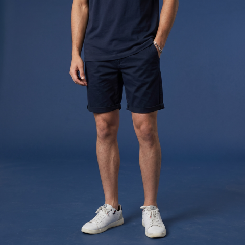 Bermuda chino bleu marine Ruckfield Essentiel