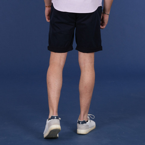 Bermuda chino bleu marine Ruckfield Essentiel