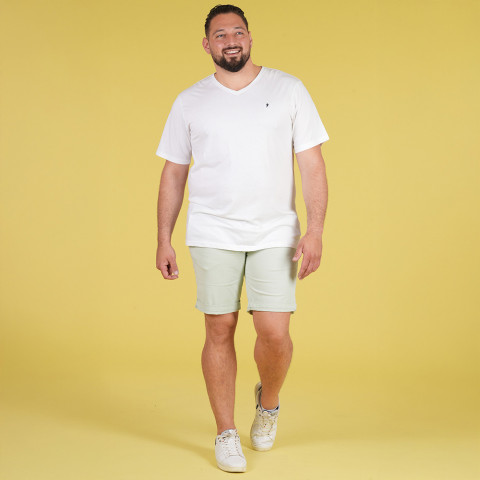 Bermuda chino vert d'eau Ruckfield Essentiel