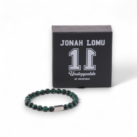 Bracelet Jonah Lomu perles malachite