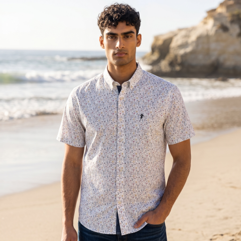 Chemisette Grande taille homme Ruckfield – Voile de coton du S au 5XL