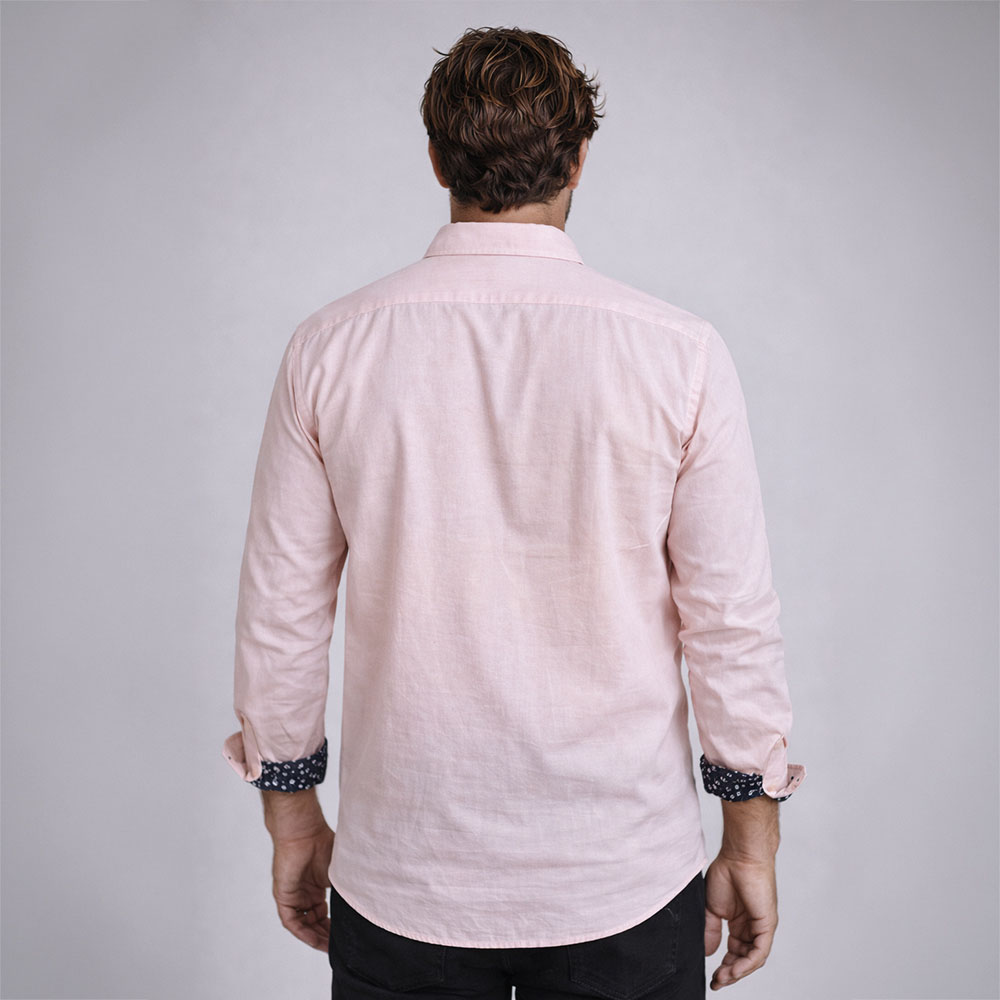 chemise ruckfield rose le club grande taille 4XL