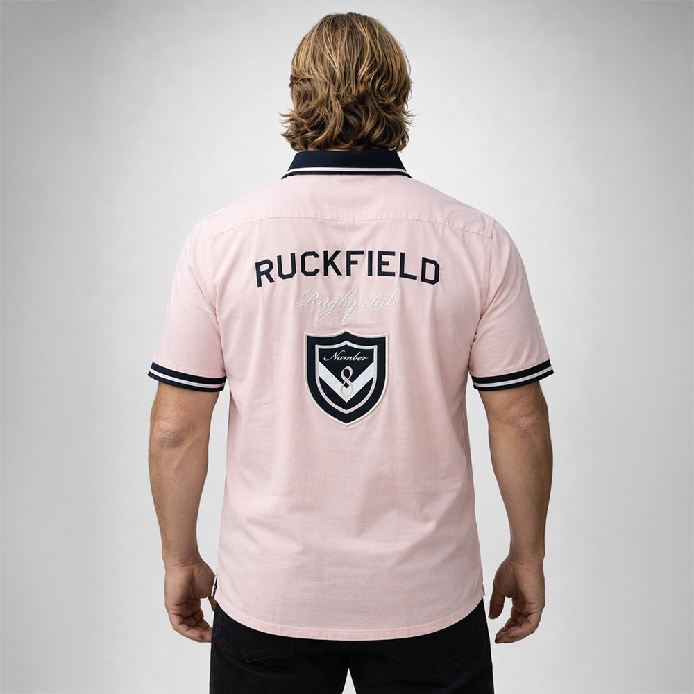 Polo rose Le Club Ruckfield grande taille 3XL