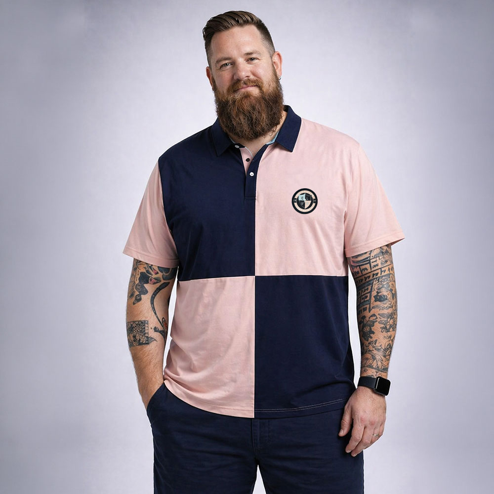 polo color block ruckfield grande taille 4XL