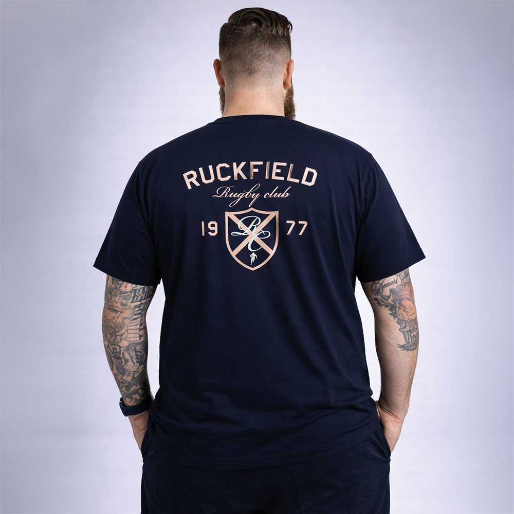 T-shirt marine ruckfield le club grande taille