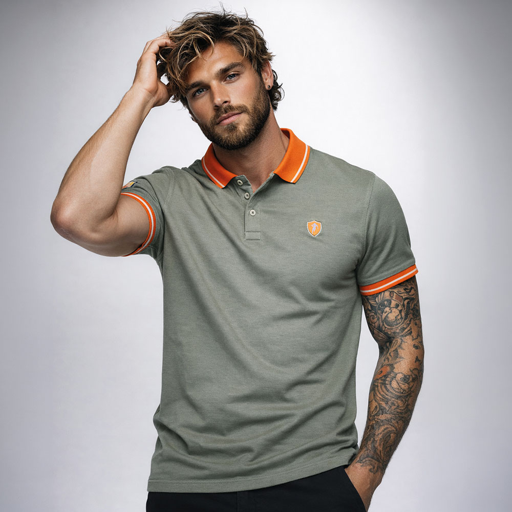 polo ruckfield grande taille vert amande 4XL
