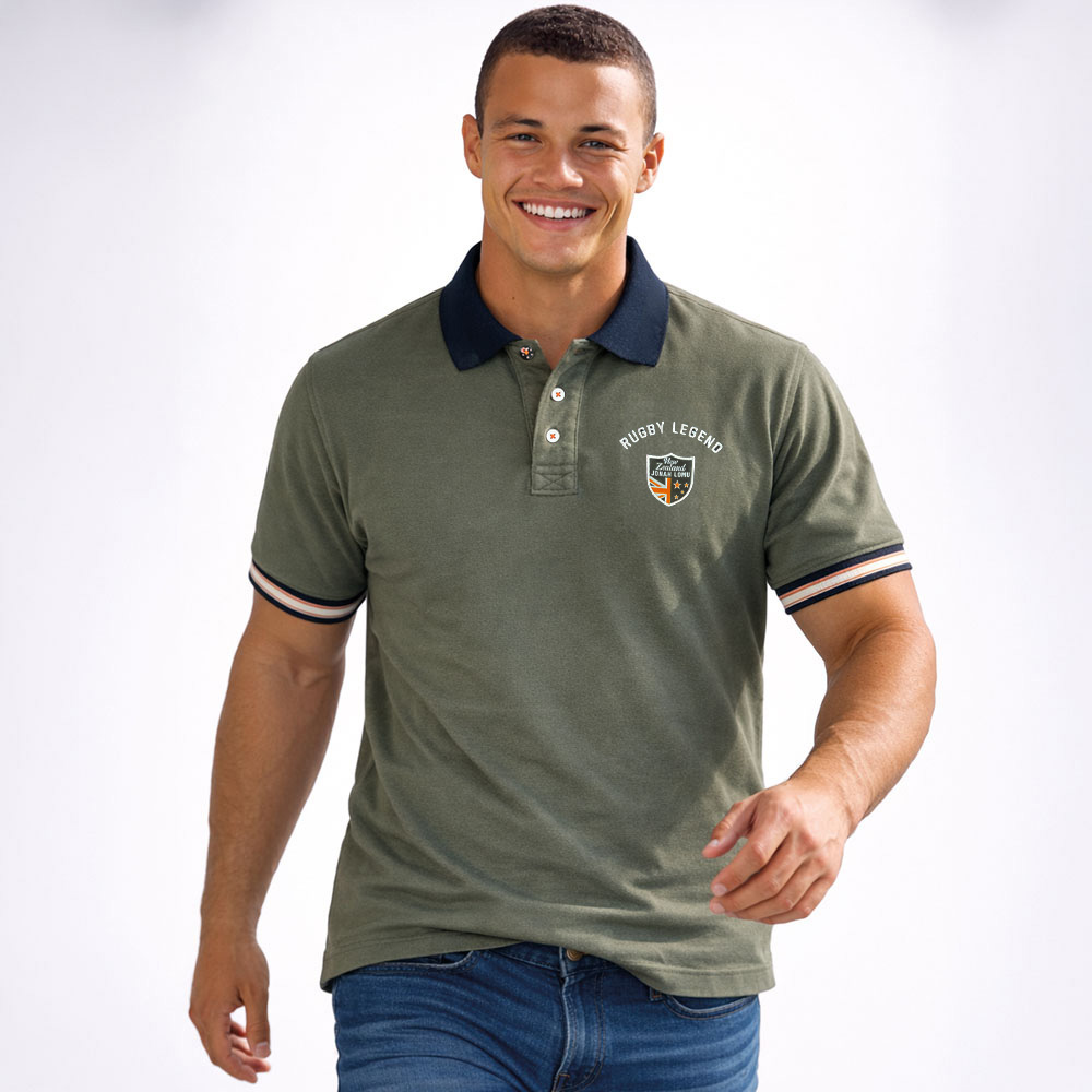 Polo Jonah Lomu by Ruckfield 3XL kaki