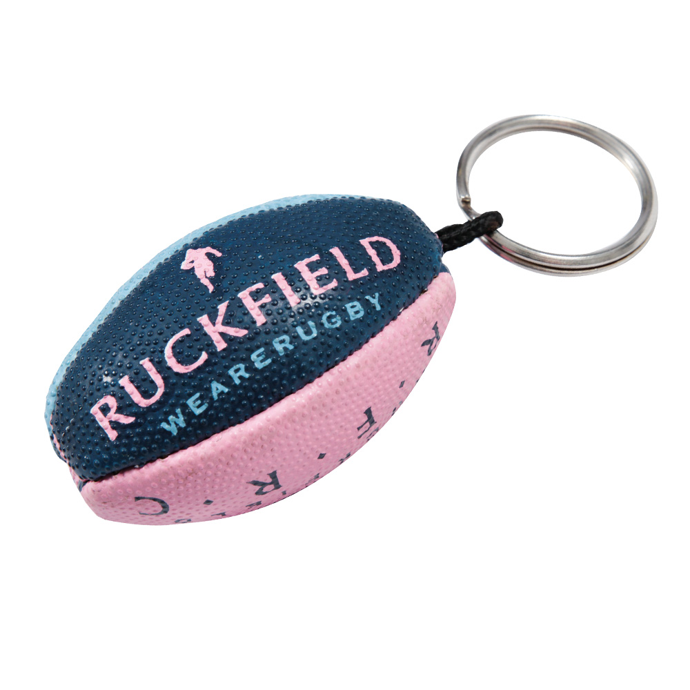 Pompotops rotatif petit basket-ball football Golf Rugby Baseball porte-clés  boule en métal porte-clés noël jour cadeau liquidation 