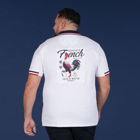 FRC short-sleeved polo shirt Ruckfield white