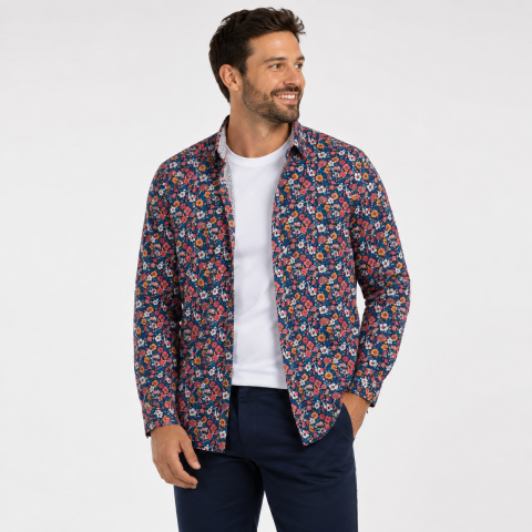 Chemise homme grande taille Ruckfield – Voile de coton du S au 5XL