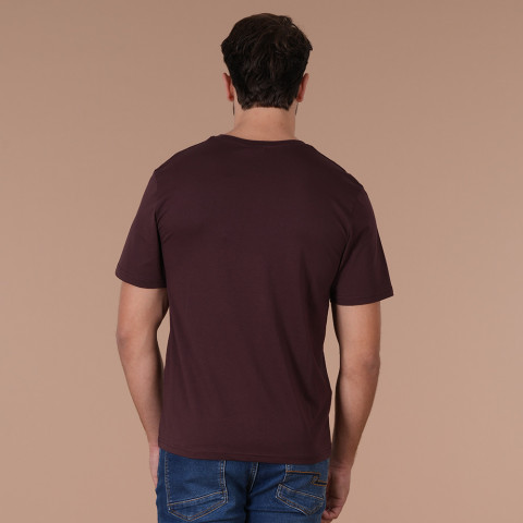 T-shirt supima - Le Basique premium Ruckfield bordeaux foncé
