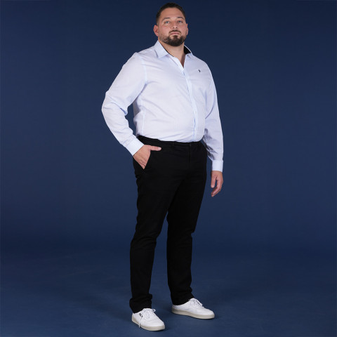 Pantalon chino noir Essentiel Ruckfield - GOTS