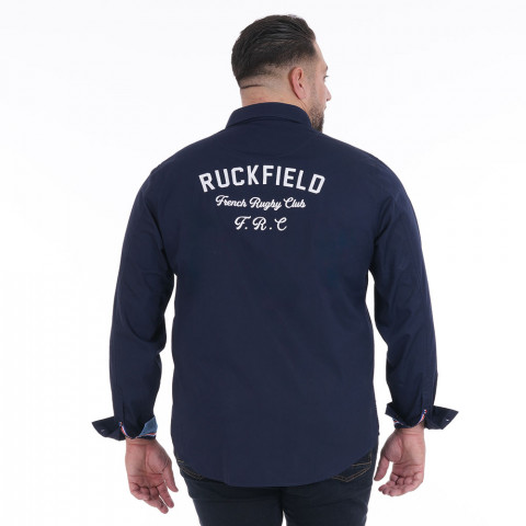 Chemise bleu marine Ruckfield "Le French"