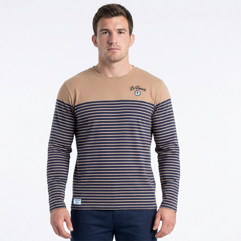 T-shirt à manches longues Ruckfield French Rugby Club - GOTS
