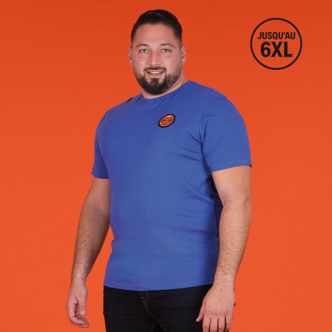 T-shirt Ruckfield Maori Rugby bleu GOTS
