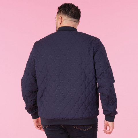 Blouson matelassé Ruckfield Flowers of Rugby bleu marine