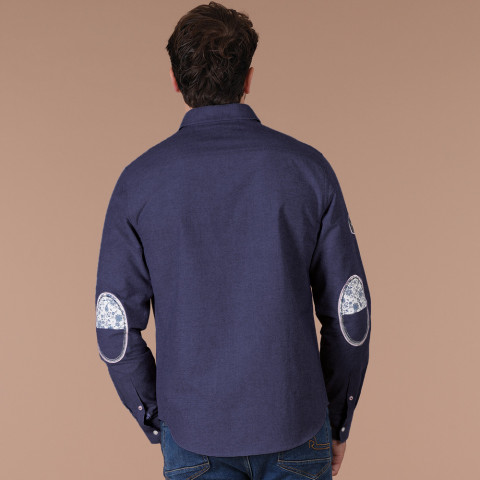 Chemise marine à manches longues Flowers of Rugby Ruckfield