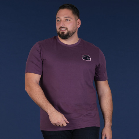 T-shirt  violet Flowers of Rugby Ruckfield - GOTS