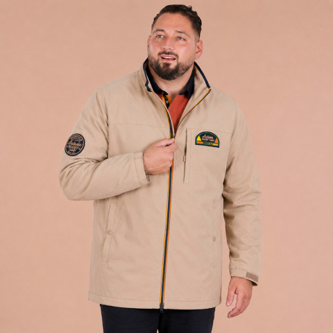 Softshell beige foncé Ruckfield Autumn Rugby Tour 