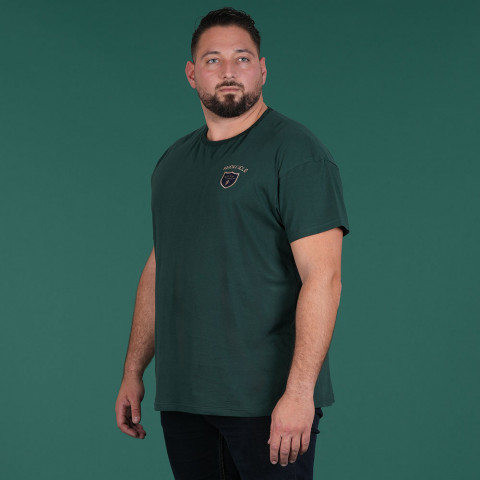 T-shirt vert forêt Ruckfield Autumn Rugby Camp - GOTS