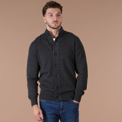 Gilet anthracite Selected Rugby Ruckfield - GOTS