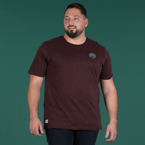 T-shirt bordeaux Ruckfield Selected Rugby - GOTS