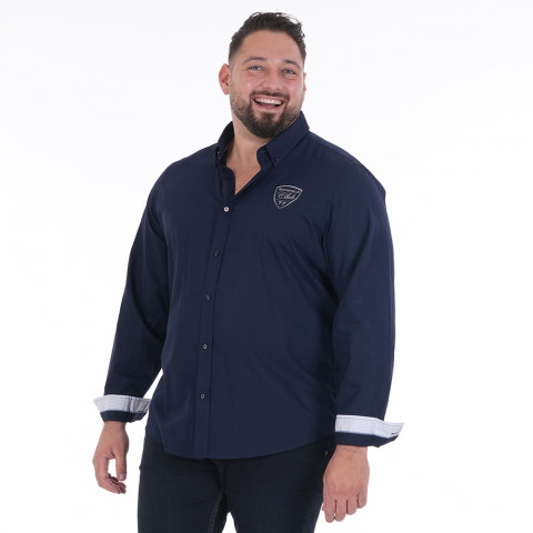 Chemise marine à manches longues Ruckfield Le Club 