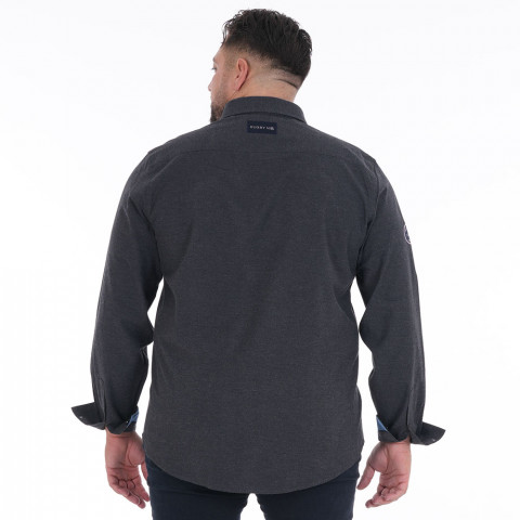 Chemise gris foncé à manches longues Ruckfield Le Club