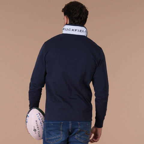 Polo marine color-block Ruckfield Le Club 