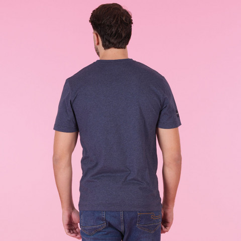 T-shirt Ruckfield Rugby Club bleu chiné