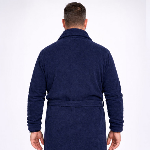 Peignoir de bain bleu marine Ruckfield
