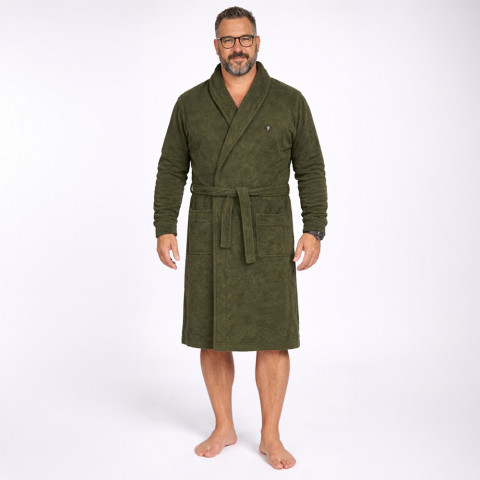 Peignoir de bain kaki Ruckfield