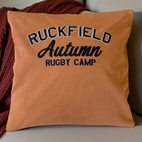 RUCK’CYCLÉ brown cushion cover