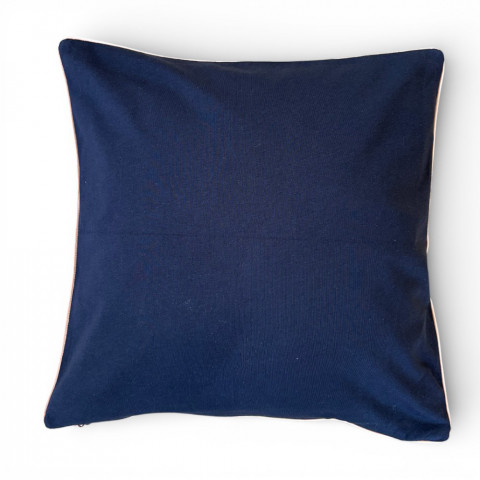 RUCK’CYCLÉ navy blue cushion cover