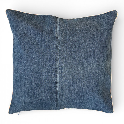 RUCK’CYCLÉ navy blue cushion cover