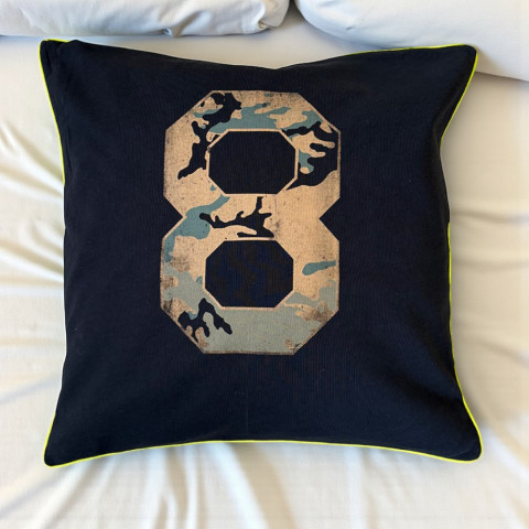 RUCK’CYCLÉ black cushion cover