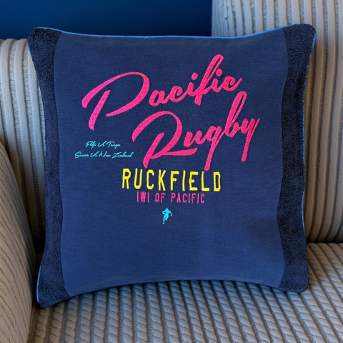  RUCK’CYCLÉ navy blue cushion cover