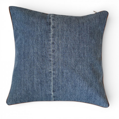 RUCK’CYCLÉ navy blue cushion cover