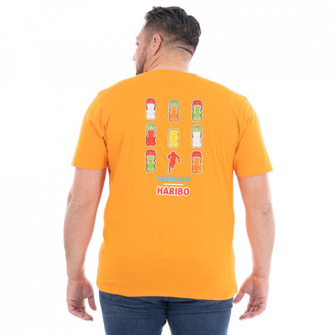 T-shirt manches courtes orange Ruckfield x Haribo - GOTS