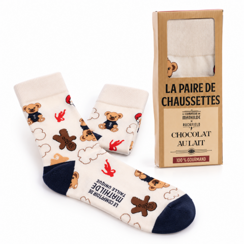 Chaussettes " esprit de Noël " Ruckfield X le Comptoir de Mathilde