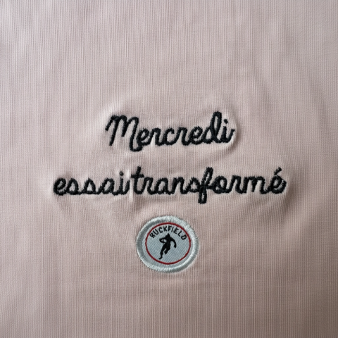 Pink Ruckfield boxer shorts "Wednesday try converted"