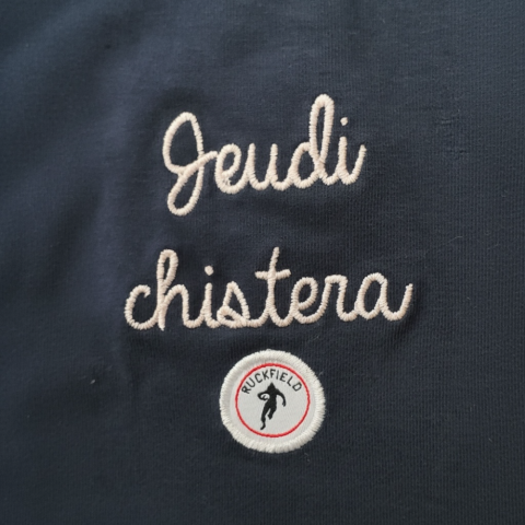 Ruckfield navy blue boxer shorts "Jeudi chistera"