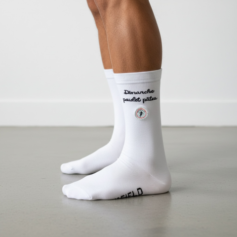 Ruckfield white socks "Sunday chicken pasta"