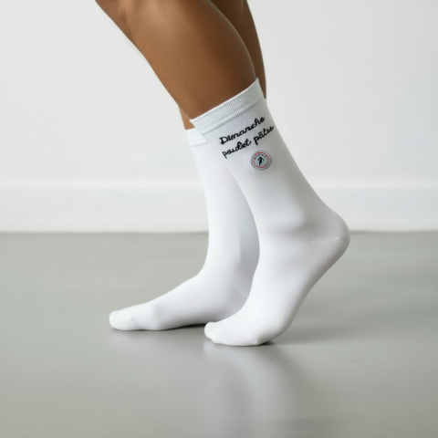 Ruckfield white socks "Sunday chicken pasta"