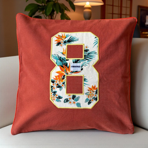 RUCK’CYCLÉ terracotta cushion cover