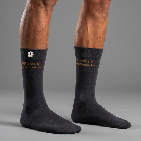 Chaussettes Ruckfield "Sportif du Dimanche" gris foncé