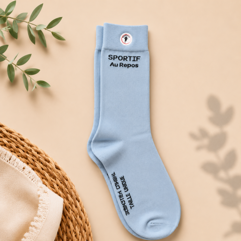 Chaussettes Ruckfield " Sportif au Repos" bleu