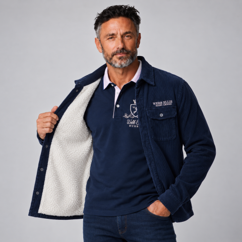 Veste marine Webb Ellis