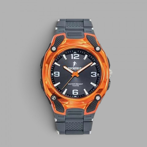 Montre Ruckfield orange moyen