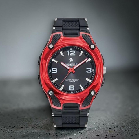 Ruckfield Men's Watch Medium Red